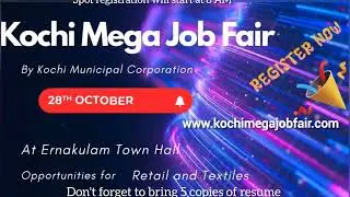 Kochi Mega Job Fair 2025 | Your Gateway to Hundreds of Job Opportunities!