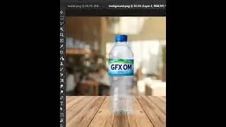 how to remove background of transparent bottle in Photoshop 2025
