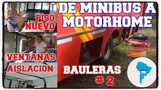 DE MINIBUS 🚍 A MOTORHOME 🚐 Cap.2 ⁅Bauleras, Vantanas y Aislantes⁆🐕‍🦺Rodando donde Sea🚐🚐