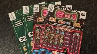 &pound;20 of Allwyn UK National Lottery Scratch Cards 