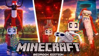 ❄️TOP 5 MELHORES ADDONS DE TERROR NATALINO PARA MINECRAFT PE 1.21 ATUALIZADO (mcpe bedrock mods)!