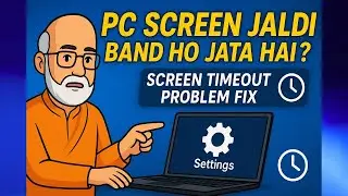 💻 PC Ka Screen Jaldi Band Ho Jata Hai? Screen Timeout Problem Fix 2025 | Laptop Display Off Solution