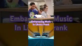 Embarrassing Music In Library Prank😭 #funny #prank #reels #trending #viral