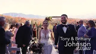 Tony & Brittany Johnson | 10-28-2022 | The Venue at Greenbrier Estate | Gatlinburg, Tennessee