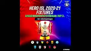 ISL7/ISL2020-2021 FIXTURES OF ALL THE TEAM /ISL TEAM FIRST ROUND FIXTURES