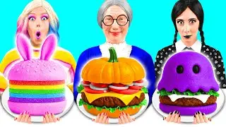 Кулинарный Челлендж: Уэнсдей Против Бабушки | Забавная Кулинарная Битва от Fun Teen