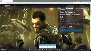 CLAIM REDEMPTION REAPERS & DEUS EX HUMAN REVOLUTION DIRECTOR'S CUT FREE ON PRIME GAMING