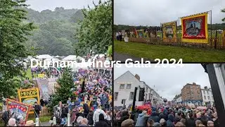 Our FIRST TIME at the Durham Miners Gala - WALKING TOUR