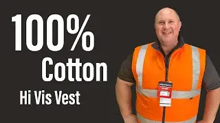 Portwest 100% Cotton MV278 Reversible Hi Vis Safety Vest, SafetyQuip Australia