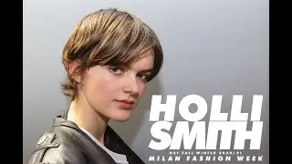 Holli Smith and the hair looks for N21 Fall Winter 2020 2021