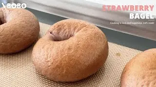How to Make Strawberry Bagels | Tasty Recipe, No Fancy Machine Needed