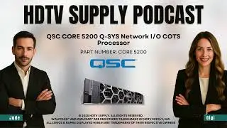 QSC CORE 5200 Q-SYS Network I/O COTS Processor