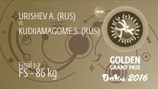 GOLD FS - 86 kg: S. KUDIIAMAGOME (RUS) df. A. URISHEV (RUS), 2-0