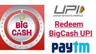 BigCash UPI Withdraw | BigCash UPI Redeem | Bigcash UPI payment proof | Bigcash UPI payment proof