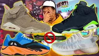 WTF ARE THESE! Upcoming Fire 2021 Sneaker Releases! TRAVIS SCOTT JORDAN 6, YEEZY 700 BLUE, BLACK 450