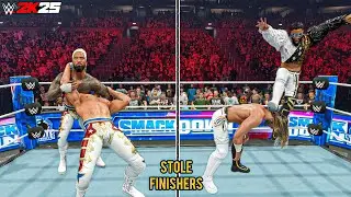 Джей Усо украл 30 финишных приемов в WWE 2K25!!!