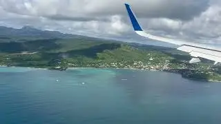 Landing in st Lucia 