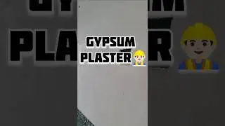 Advantages Of Gypsum Plaster 👷🏻&zwj;♂️ #construction #civilengineering #civil #quality