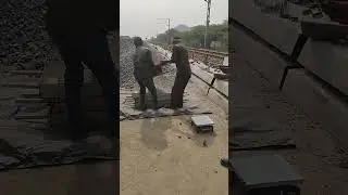 Sieve analysis for railway ballast (Gradation) #railway #railway #railwaystation #automobile