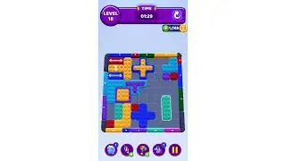 Color Block Jam Level 18 Quick Guide (No Commentary)