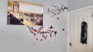 Wall art using a projector