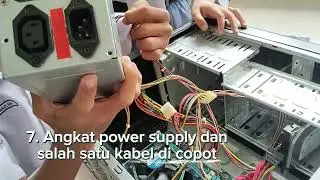 Praktik membongkar pasang Hard Disk, Ram/memory, dan Power Supply (kelompok 9) 