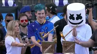 FORTNITE PRO AM TOURNAMENT AWARD CEREMONY (NINJA AND MARSHMALLOW WINNERS)
