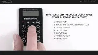 PIN-Master - instruktionsvideo 2