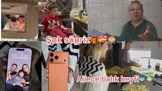 ŞOK EDEN HEDİYEM💝🎁ANNEMİN TELEFONUNU DA DEĞİŞTİRDİK📱IPHONE 17 PRO MAX KUTU AÇILIMI 🎁BALIK AKŞAMI 🐠🐠😋