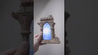 3D Printed「Ruined Archway Portal」 #3dprinting #3dprinted #toys #animation