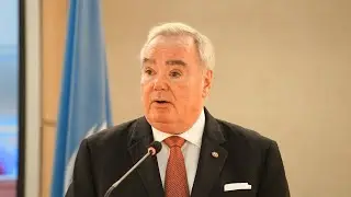 Fra’ John Dunlap, Grand Master, Sovereign Order of Malta, addresses the Human Rights Council | HRC57
