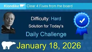 Microsoft Solitaire Collection: Klondike - Hard - January 18, 2026