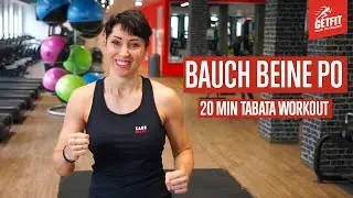 Bauch Beine Po Workout |Tabata 20 min | Home Workout ohne Equipment | Follow Along