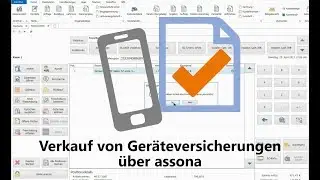 Verkauf von Ger&auml;teversicherungen &uuml;ber assona - Warenwirtschaft easyfilius
