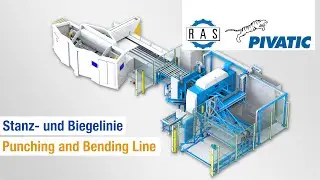 RAS Multibend-Center und Pivatic Stanz- und Biegelinie | RAS MBC Pivatic  punching and bending line