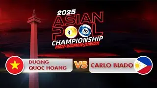 FULL MATCH! DUONG QUOC HOANG (VIE) vs (PHI) CARLO BIADO | ASIAN POOL CHAMPIONSHIP 2025