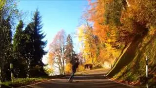 Longboard : Raw run en Suisse !