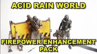 Acid Rain World Firepower Enhancement Pack 1/18 Action Figure Accessories Review!