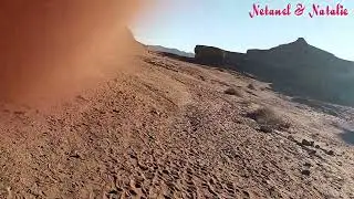 Mushroom rock in timna national park, south israel