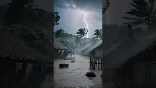 When the Water Took Everything &ndash; He Just Watched in Silence #epicweather #floodscene