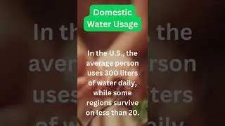 Domestic Water Consumption Facts