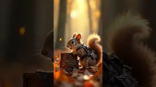 The Tiny Squirrel Treasure Hunter |Enchanted Forest Adventure |6️⃣ Finding the Hidden Treasure Chest