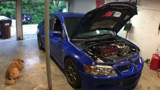 Schrage's Garage: Episode #2 - Mitsubishi Evo Clutch bleed / new trailer tires