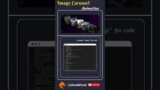 🔥 Image Carousel Animation! #codewithlord