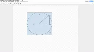 Python Calculate Area of a Circle Through Simulation