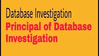 Criminology #18| What is Data base investigation | Principals pf Database investigation | CSS PMS