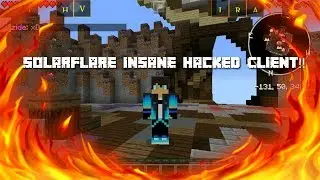 NEW MCPE HACKED CLIENT | INSANE | SolarFlare Hack