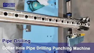 Automatic Stainless Steel Collar Hole Pipe Drilling Punching Machine