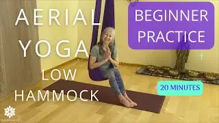 Aerial Hammock Restorative Yoga - Beginner Flow  - 20 minutes