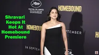 Shravari Keeps It Hot At Homebound Premiere
